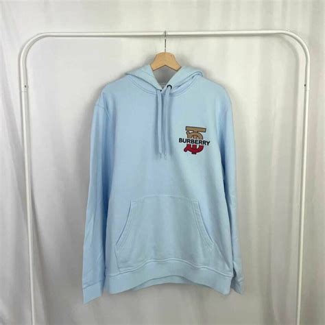 burberry hoodie hellblau